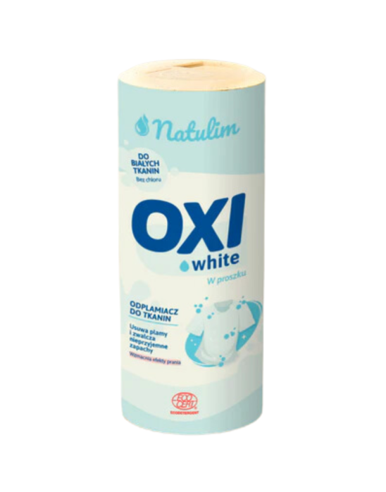 Oxi white odplamiacz w proszku do białego tuba 500 g | Natulim