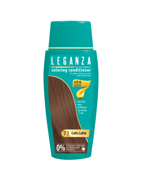 Koloryzujący balsam do włosów 71 caffe latte 150 ml | Leganza