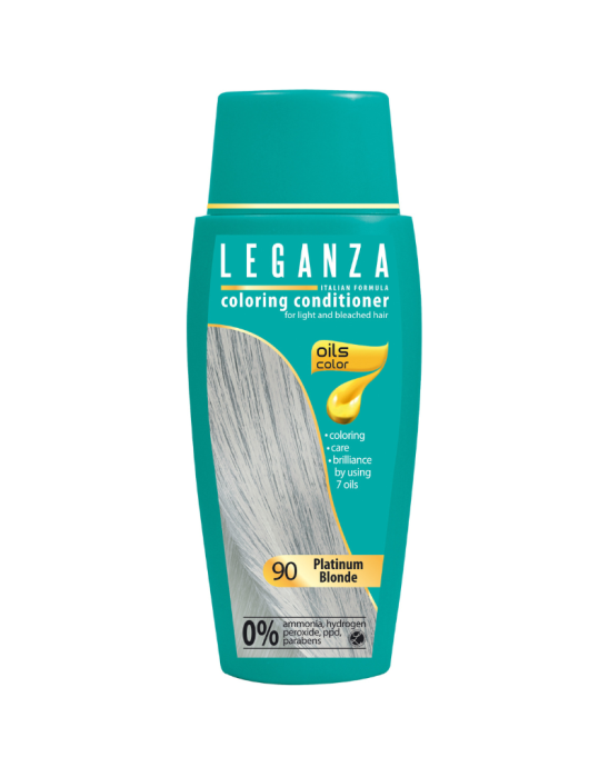 Koloryzujący balsam do włosów 90 platynowy blond 150 ml | Leganza