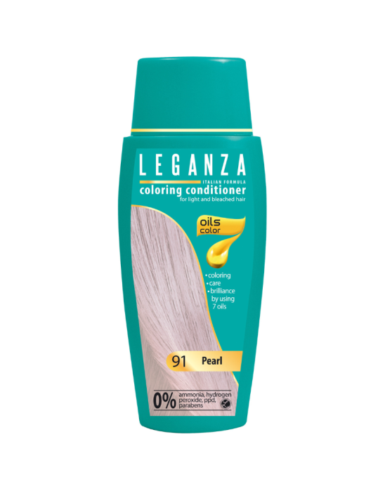 Koloryzujący balsam do włosów 91 perła 150 ml | Leganza