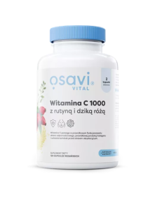 Witamina C 1000 z rutyną i dziką różą 120 kaps | Osavi