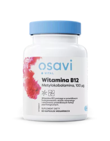 Witamina B12 metylokobalanina 100 μg 60 kaps | Osavi