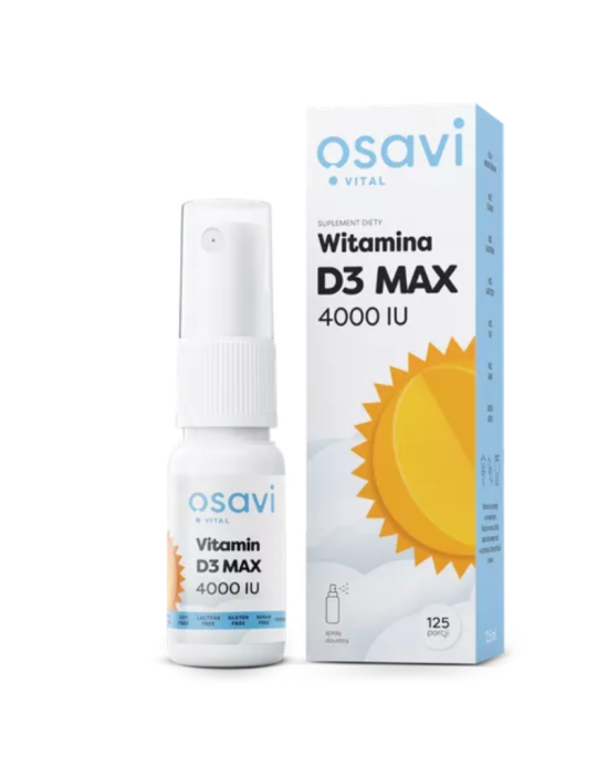 Witamina D3 max 4000 IU 120 porcji | Osavi