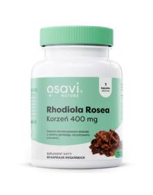 Rhodiola Rosea korzeń 400 mg 60 kaps 60 kaps | Osavi