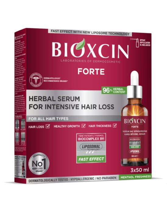 Serum przeciw wypadaniu włosów 3x50ml | Bioxcin