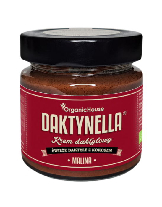 Daktynella krem daktylowy z kokosem i maliną 190 g | Organic House