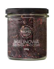 Herbata malinowa 100 g | Miody Krupiec