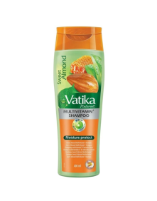 Nawilżający szampon ze słodkich migdałów 400 g | Vatika