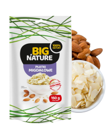 Płatki migdałowe 150 g | Big Nature