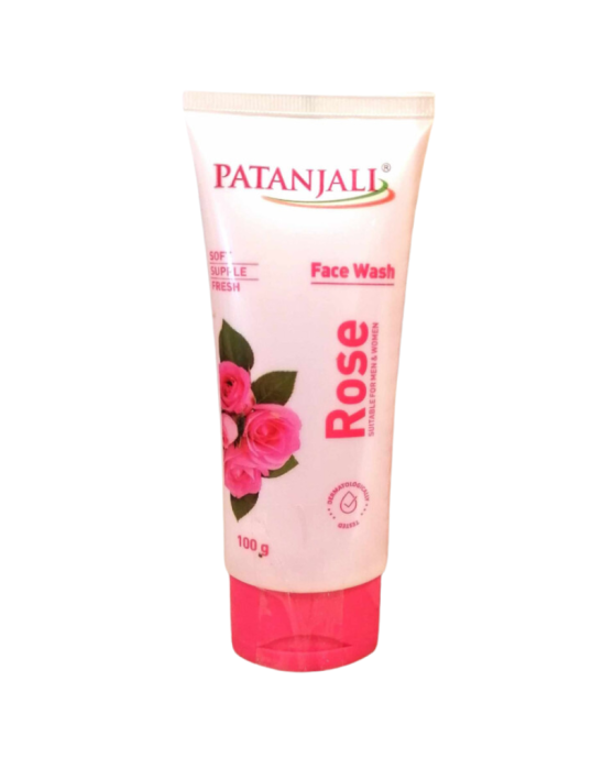 Różany żel do mycia twarzy 100 g | Patanjali