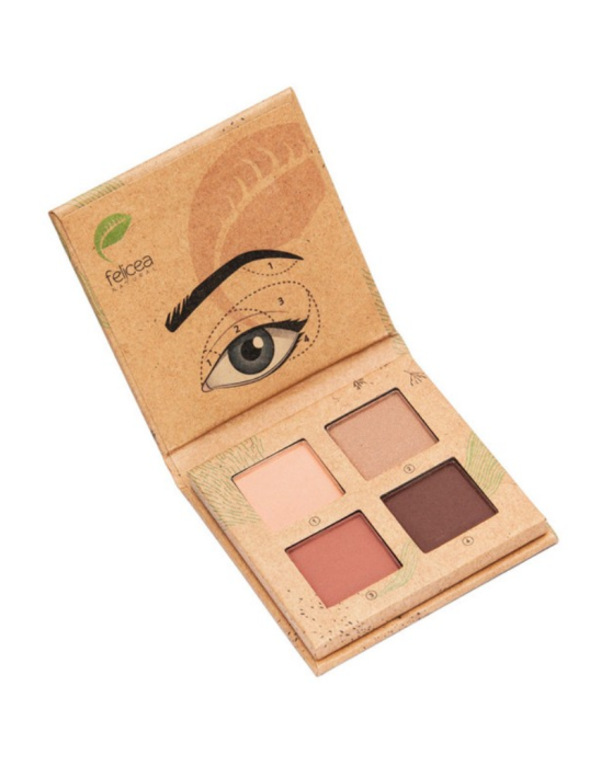 Naturalna paleta cieni do powiek 201 nude 1 szt | Felicea