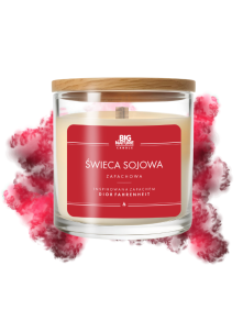 Świeca sojowa inspirowana zapachem Dior Fahrenheit 150g | Big Nature