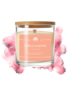 Świeca sojowa inspirowana zapachem Mademoiselle 150g | Big Nature