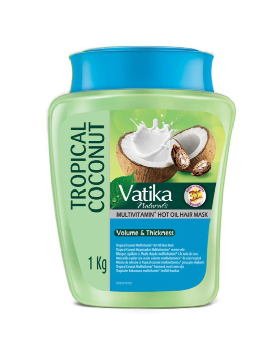 Maska do włosów - tropikalny kokos - zwiększająca objętość - 1 kg -Vatika | Dabur