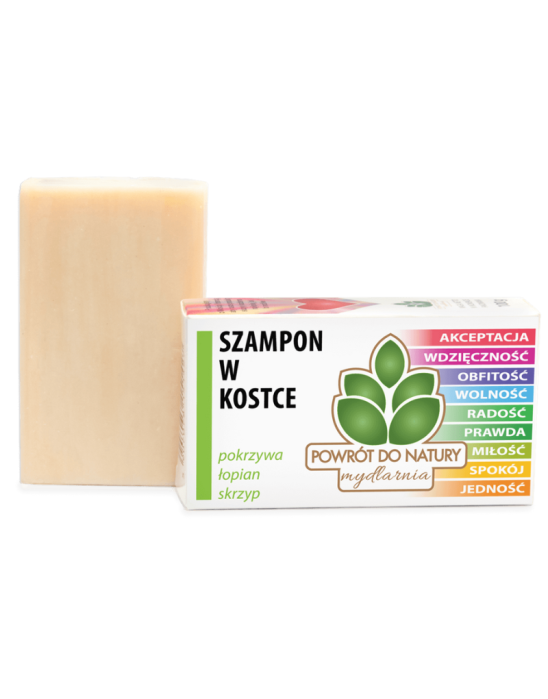 Szampon w kostce Pokrzywa, Łopian i Skrzyp Powrót do Natury 100 g