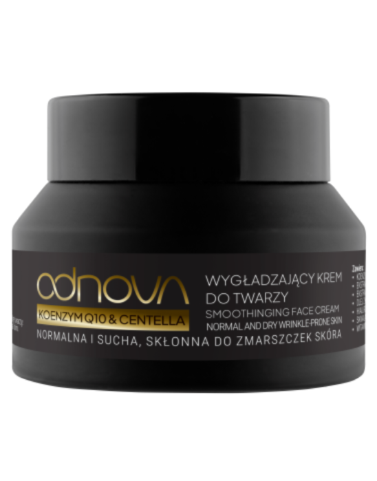 Wygładzający krem do twarzy koenzym Q10 & centella 45 ml | Odnova
