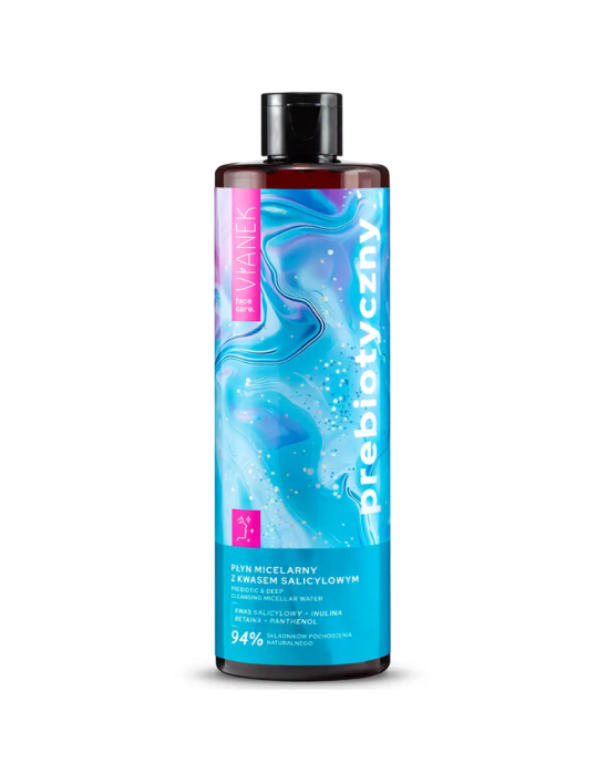 Prebiotyczny płyn micelarny z kwasem salicylowym 400 ml | Vianek