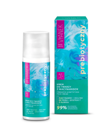 Prebiotyczny krem do twarzy z niacynamidem 50 ml | Vianek
