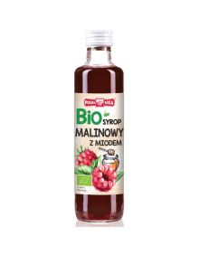Bio syrop malinowy z miodem 250 ml | Polska Róża