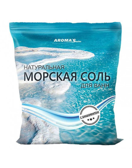 Sól morska do kąpieli z biszofitem 1 kg | Aroma Saules