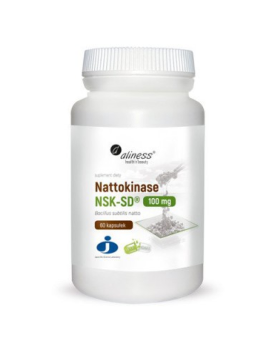 Nattokinase NSK-SD 100 mg 60 kaps | Aliness
