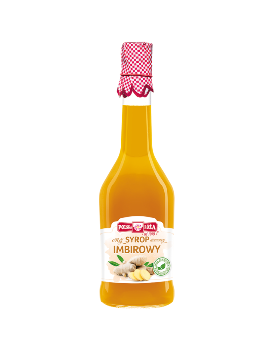 Syrop imbirowy z cytryną 500 ml | Polska Róża