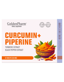 Kurkuma + piperyna 30 tabl | Golden Pharm