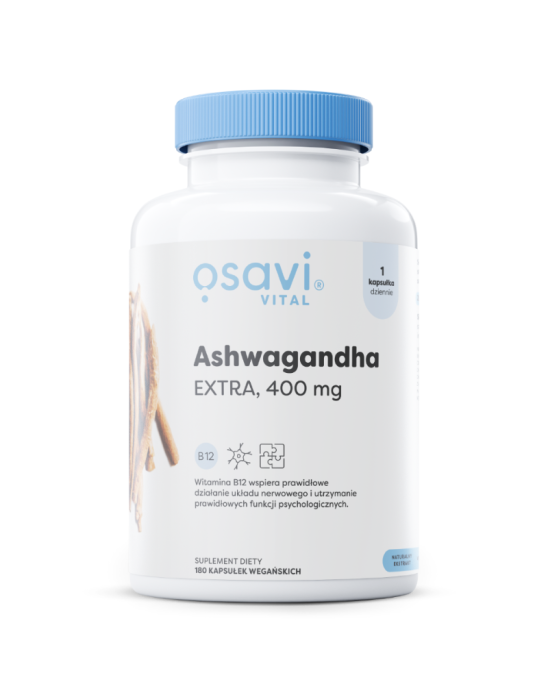 Ashwagandha extra 400 mg 180 kaps | Osavi