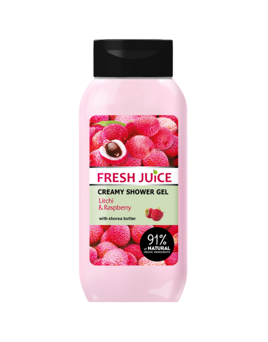 Kremowy żel pod prysznic liczi i malina 400 ml | Elfa