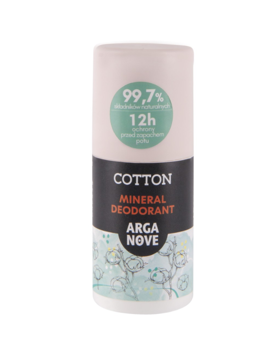Naturalny dezodorant mineralny Cotton 50ml | Arganove