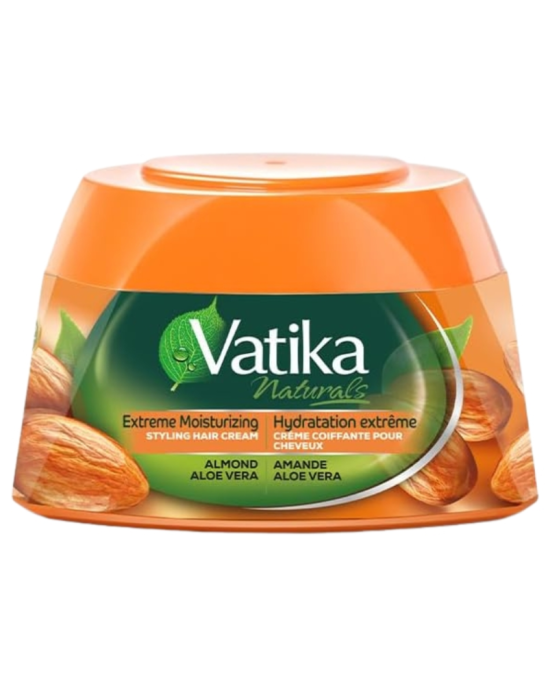 Krem do stylizacji włosów migdał, aloes 210 ml | Vatika