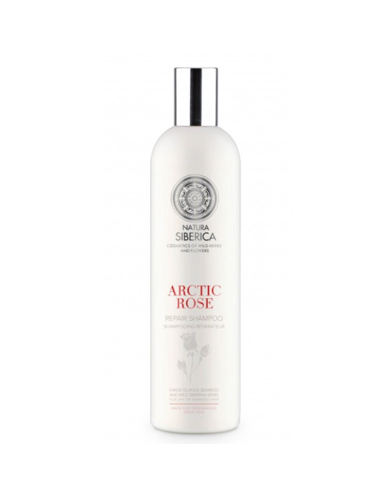 Odbudowujący szampon do włosów arktyczna róża 400 ml | Natura Siberica