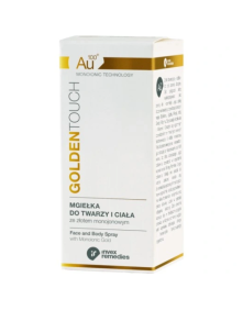 Mgiełka do twarzy i ciała ze złotem monojonowym 100 ml | Invex Remedies