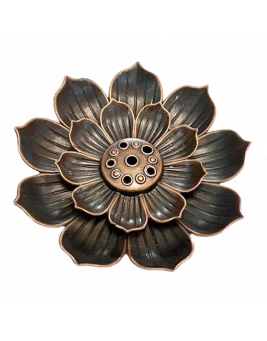 Podstawka na kadzidła - mały kwiat lotosu 6x6 cm 1 szt