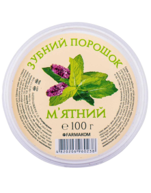 Wybielający proszek do czyszczenia zębów miętowy 100 g