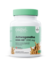 Ashwagandha KSM-66 200 mg 60 kaps | Osavi