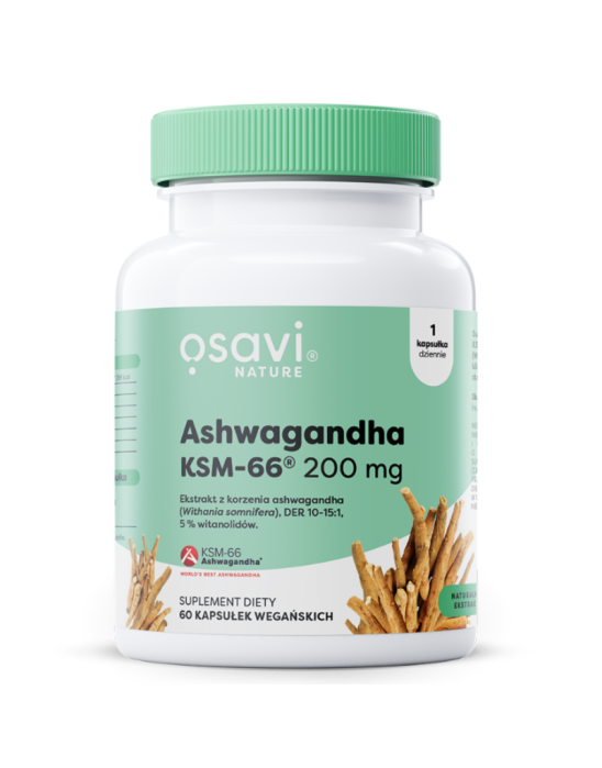 Ashwagandha KSM-66 200 mg 60 kaps | Osavi