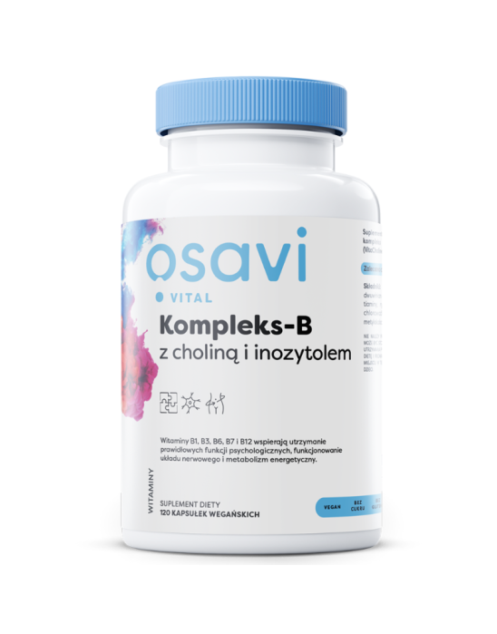 Kompleks-B z choliną i inozytolem 120 kaps | Osavi