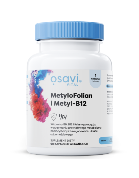 MetyloFolian i metyl-B12 60 kaps | Osavi
