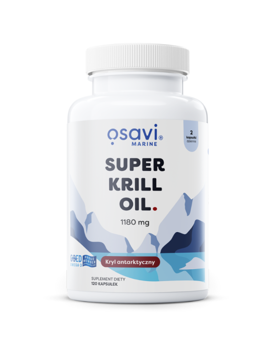 Super krill oil 1180 mg 120 kaps | Osavi