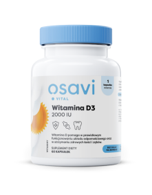 Witamina D3 2000 IU 60 kaps | Osavi