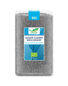 Sezam czarny niełuskany 200 g | Bio Planet