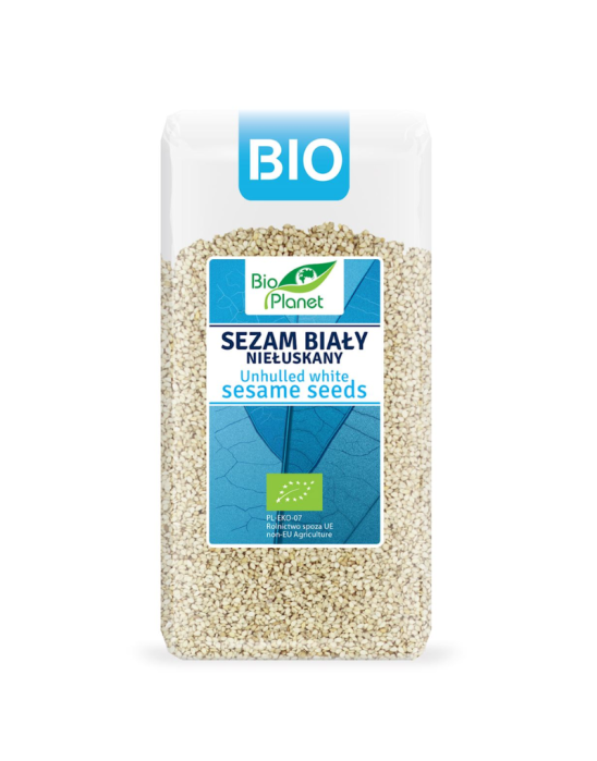 Sezam biały niełuskany 250 g | Bio Planet
