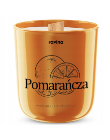Świeca sojowa w szkle pomarańcza 175 g | Ravina