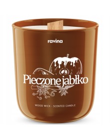 Świeca sojowa w szkle pieczone jabłko 175 g | Ravina