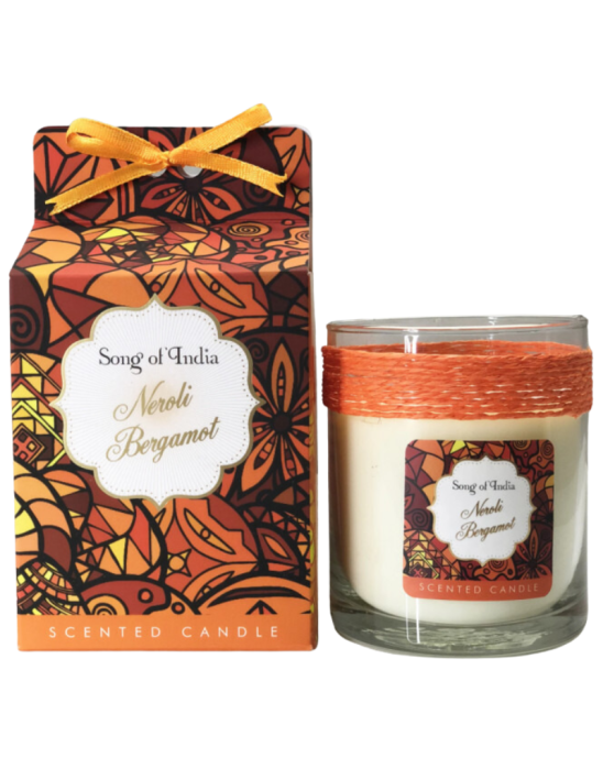 Świeca sojowa w szkle Neroli i Bergamotka 200 g | Song of India