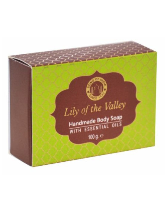Ręcznie robione mydło glicerynowe Lily of the Valley 100 g | Song of India