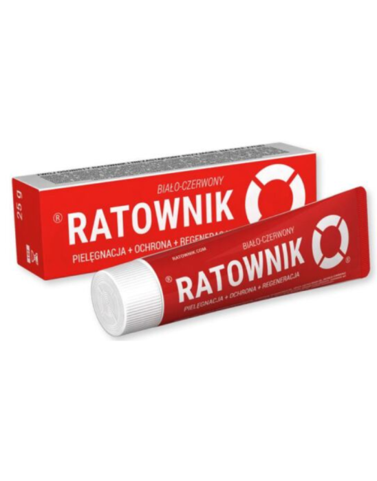 Ratownik biało-czerwony maść lanolinowa 25 g | Dr Retter