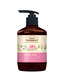 Mydło w płynie róża i bawełna 460 ml | Green Pharmacy