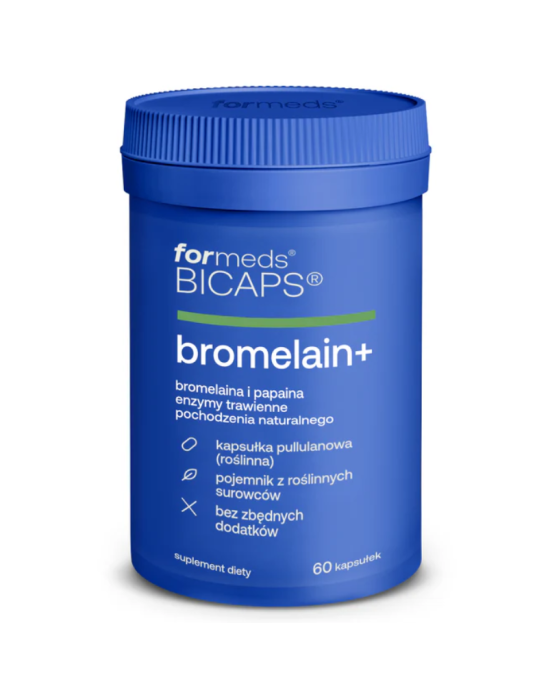 Bicaps bromelain+ 60 kaps | Formeds